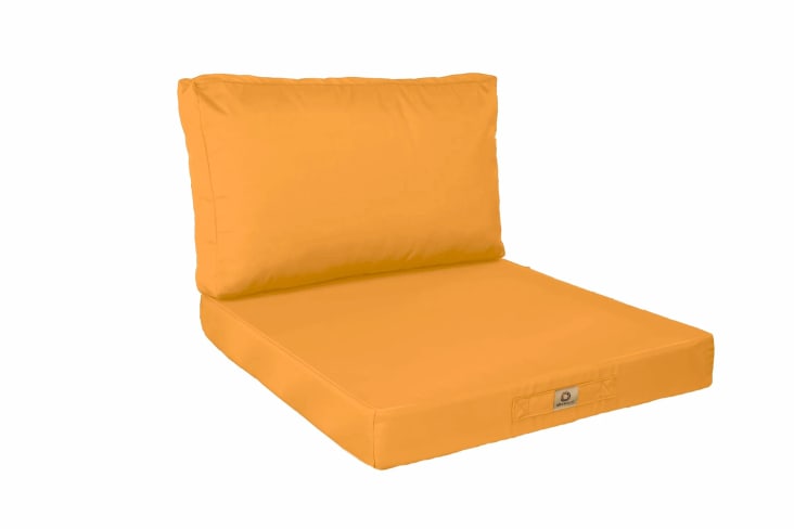 Coussins Pour Salon De Jardin D Houssable X Cm Jaune Maisons Du Monde