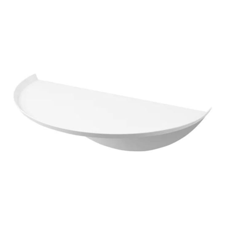 Esschert Design - Fioriera da parete rotonda, diametro 30 x profondità 9,2 cm, in zinco