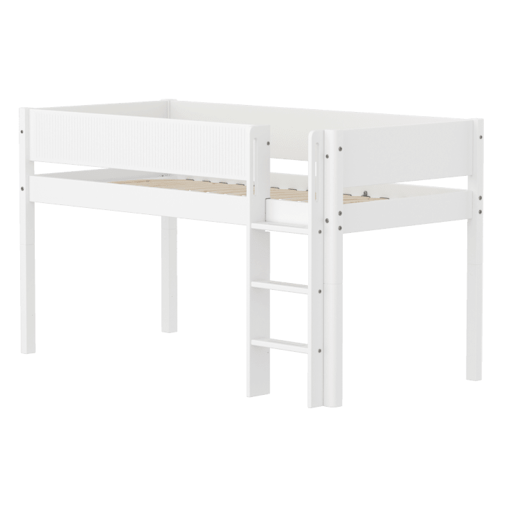sourcing map Acrilico Asta Rotonda Dritto Linea Bianca