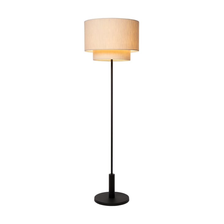 Tabouret Design Qiyano - Housse Crème, Pied Doré, Impression Marbre - Pour Salon Et Chambre Tabouret Pied Métal Doré