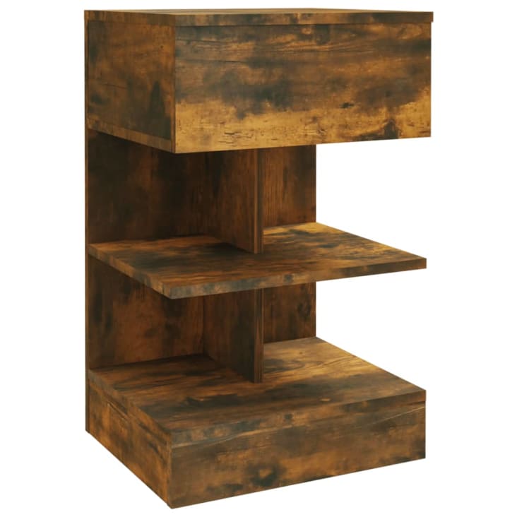 Stefanplast OTELLO Etagenwagen – 3 Ebenen, 40 X 40 X 70 Cm, Braun, Mit Rädern, Kunststoff, Minimalistisch