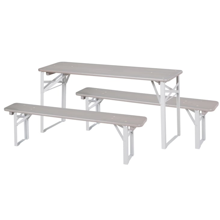 BAKAJI Set Tavolo Con 2 Sedie Gioco Per Bambini In Legno Con Gambe A Forma Di Matita Disegno Scuola 90710955