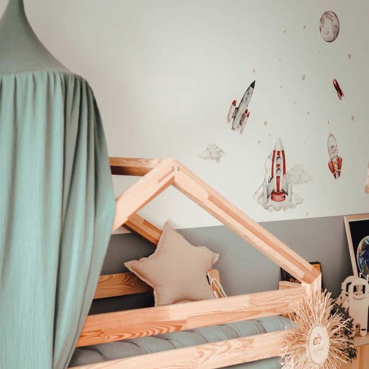 Kit De Bricolage Fusées En Bois 231 Pièces - Créativité Pour Enfants Filles Et Garçons