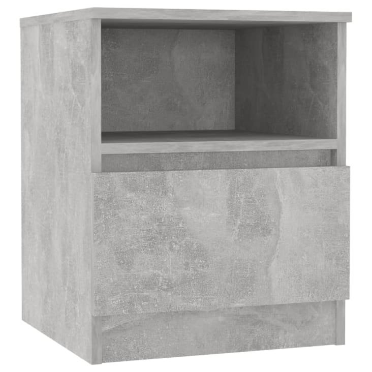 Comodini 2 Pz Neri 40x42x60 Cm In Legno Multistrato - Comodino Nero Comodino In Legno Multistrato 83235748