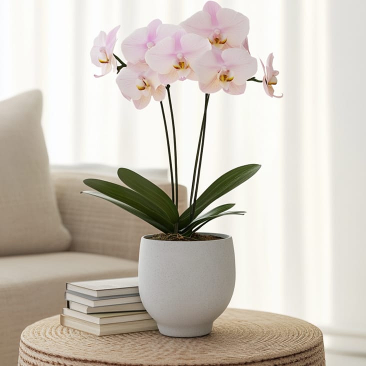 Orchidea falena, Phalaenopsis, 50 cm Plante d’intérieur | Maisons du Monde