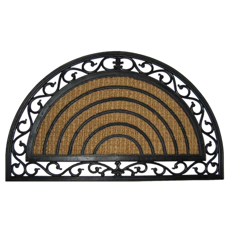 Zerbino In Gomma Naturale Assorbente Per Ingresso - Nero 40x60 Cm