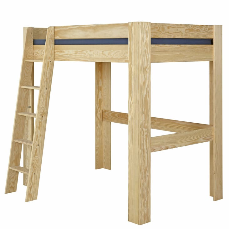 Lit Mezzanine Bois Massif