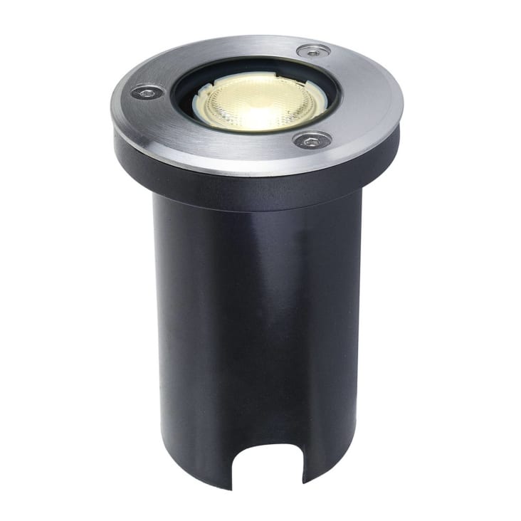 Spot Encastrable Sol LED Helene - Aluminium Gris - IP67 - 3W - Pour Jardin, Terrasse, Allée - Éclairage D'orientation