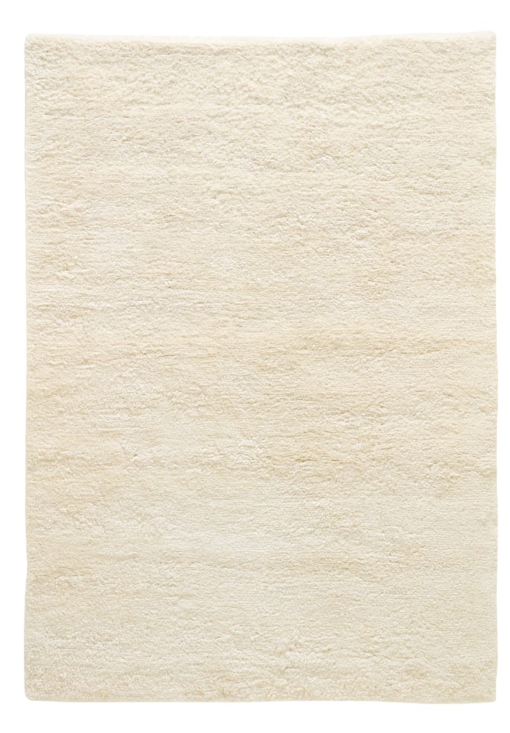 Tapis De Course Persan Sennch - Blanc - 2'7 X 10'2 - Laine Nouée à La Main - RugsTC