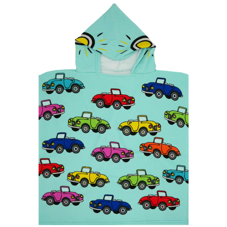 Poncho da bagno in microfibra  Cars  bambino Multicolore 60x120cm