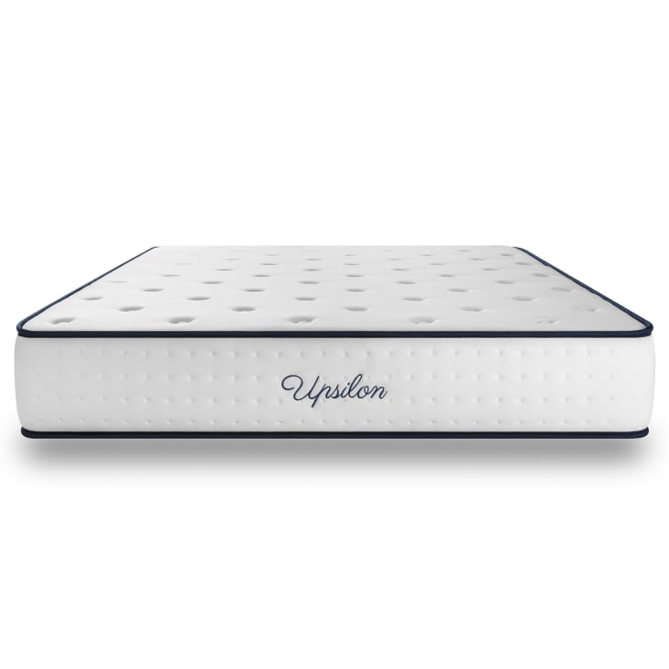 EGO HOME Materasso 100 x 200 gradi di durezza H2 e H3, 2 in 1 in schiuma fredda in gel memory foam, altezza 18 cm, materasso in schiuma a 7 zone, ergonomico