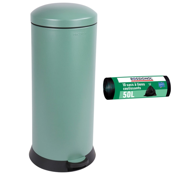 Tri Sélectif Sac Poubelle 40l Carrefour Poubelle à Pédale 40L