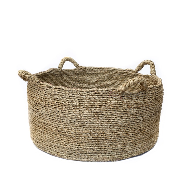 Lot De 2 Paniers De Rangement Tissés En Sisal – Kiondo Coloré, 20x20x15 Cm, Occasion