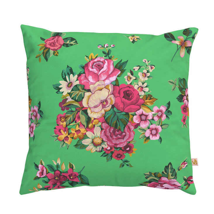Housse de coussin avec glands, marron 45x45 cm | Vitrine Magique