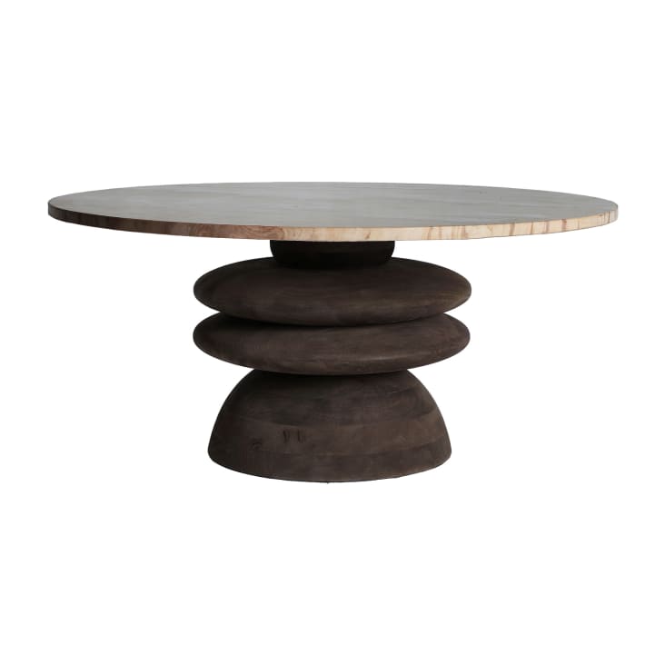 Planche De Service En Bois Mangue Plateau Sur Pieds 28,5 Cm