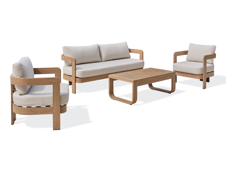 MA MAISON Bauletto Da Giardino 90 Litri - Effetto Legno, In Resina, 42.5x44x50 Cm, Resistente Ai Raggi UV - Foto 10