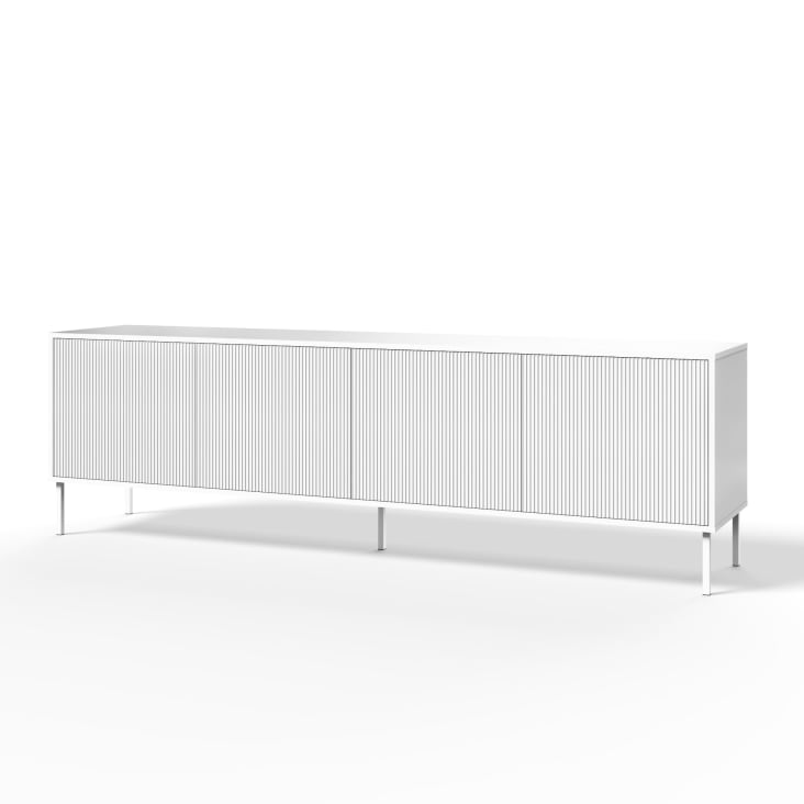 Xnferty Aparador de 4 Puertas 120 x 30 x 80 cm, aparador, Sala de Estar y Cocina, Armario de Almacenamiento, aparador, Armario de Almacenamiento de Xnferty Aparador de 4 Puertas 120 x 30 x 80 cm, aparador, Sala de Estar y Cocina, Armario de Almacenamiento, aparador, Armario de Almacenamiento de