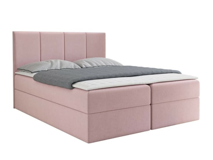 Cama rosa 180x200cm Cama continental baltimore 147 | Maisons du Monde