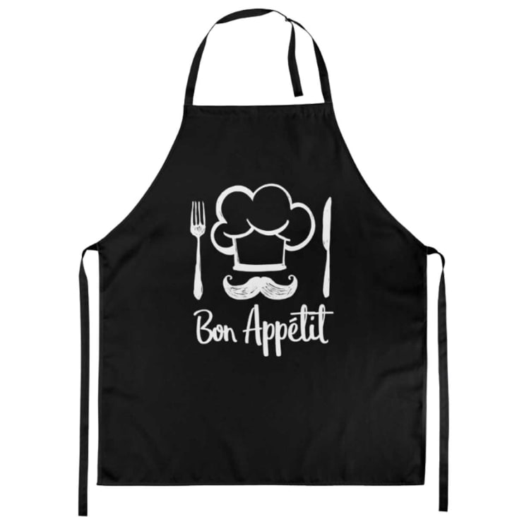Tablier adulte à nouer en coton bon appétit | Maisons du Monde