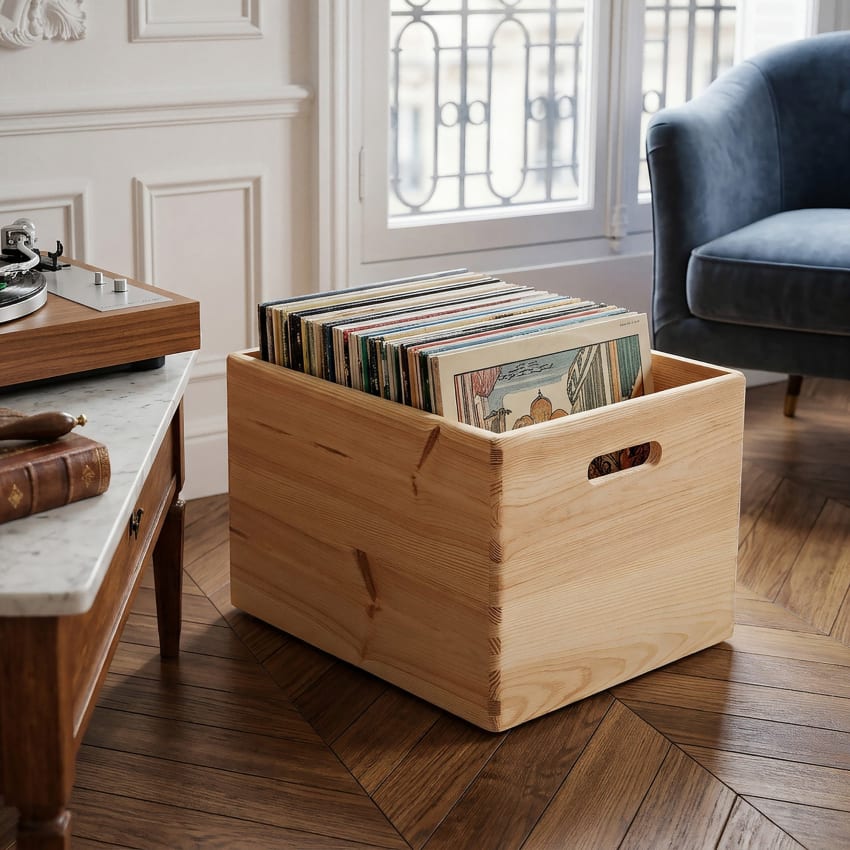 Boite De Rangement Avec Couvercle Tissu Relaxdays Boîtes De Rangement, Lot De 4, Caisses Pliables, Poignées Boite Rangement Tissu Avec Couvercle