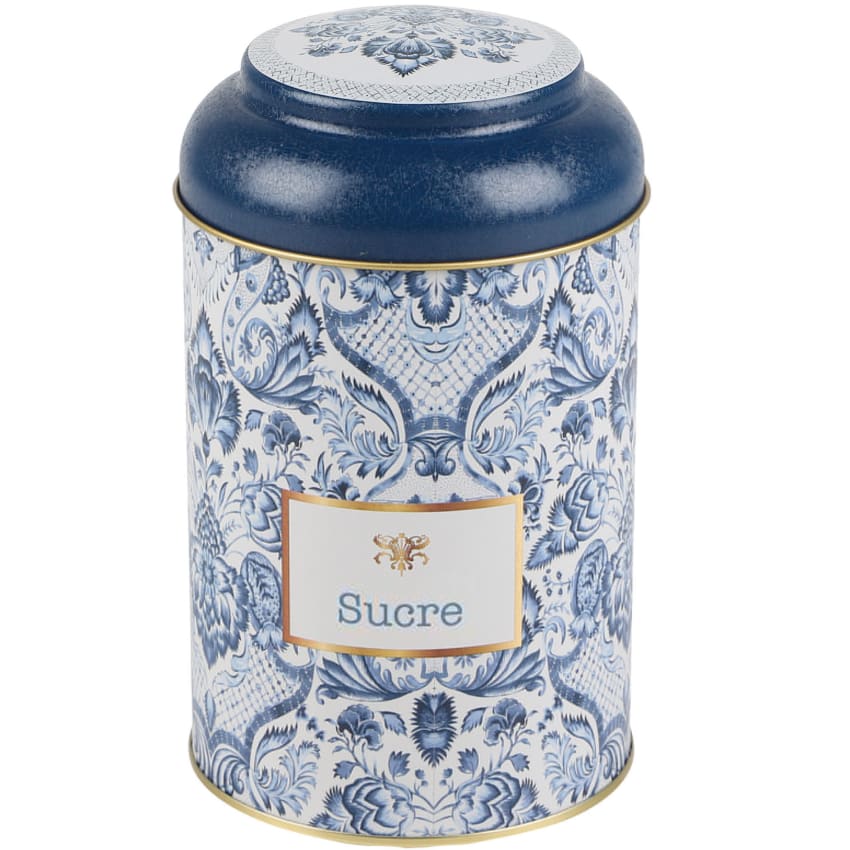Sucrier En Alliage Aluminium Doré Style Vintage - Avec Cuillère, Dimensions 16x12,5x12,5 Cm, Pour Sucre, épices, Décoration