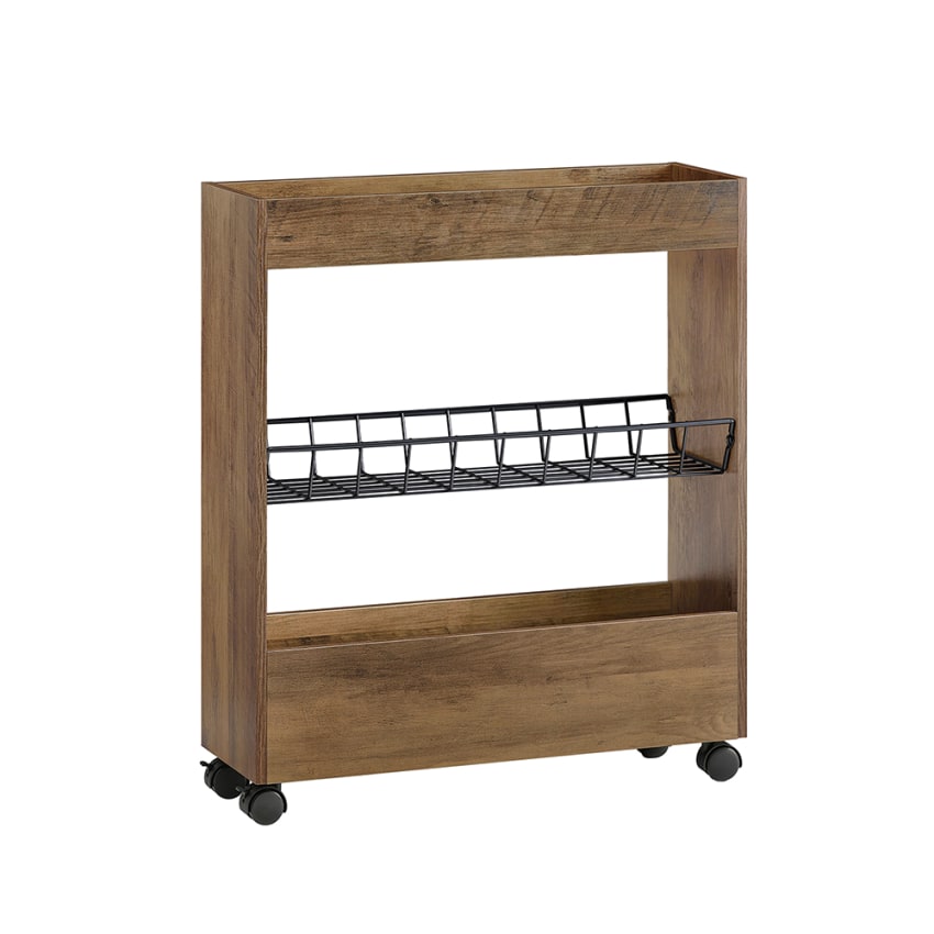 Chariot De Cuisine Vintage Cosco 3 Niveaux, Métal Et Bois, MCM, USA