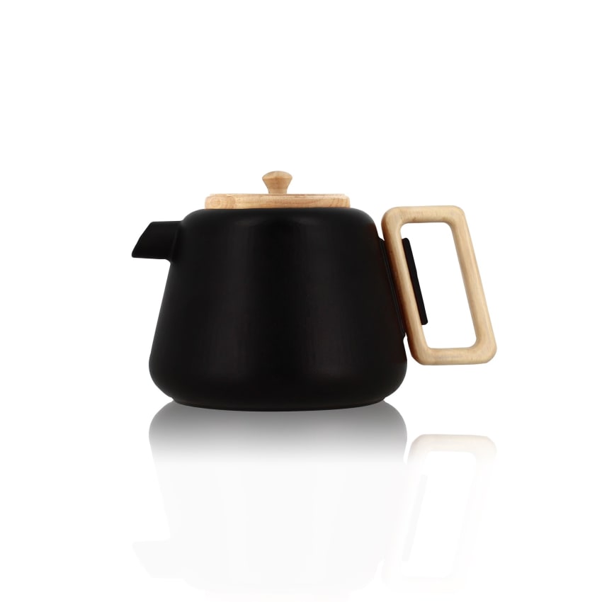 Théière en fonte Lacor - Noire - Capacité 0,7 litres | Leroy Merlin