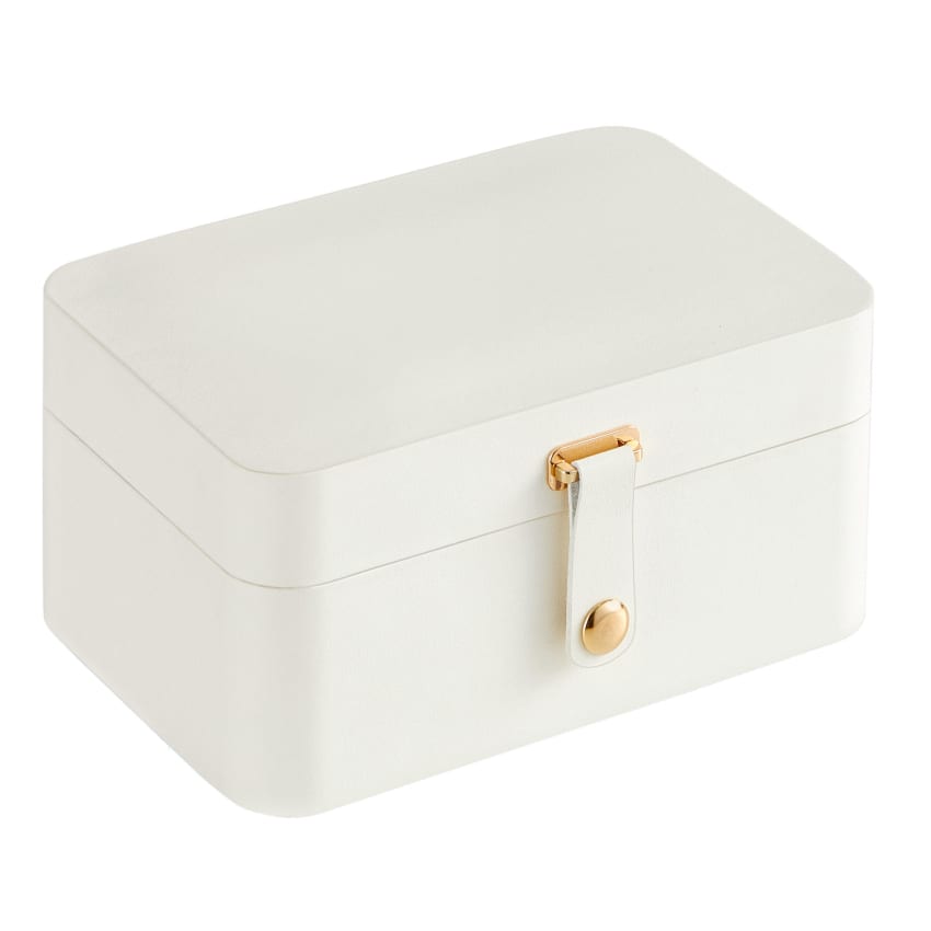 Boîte à Bijoux 3 étages Pour Femme - Avec Tiroirs Et Coussin à Montre - Cadeau Rose Pour Fille
