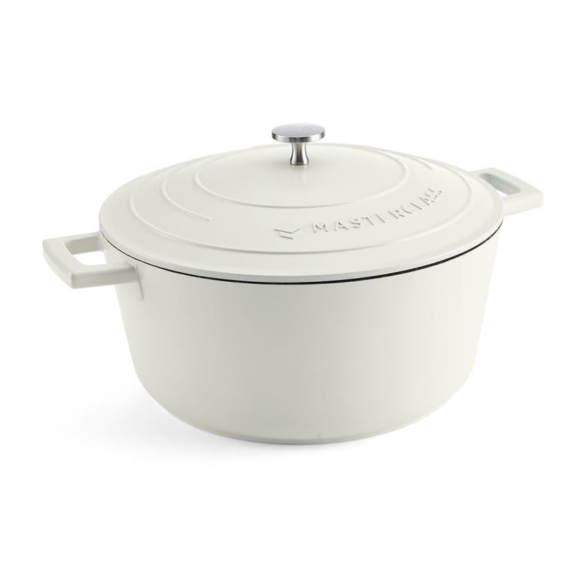 Cocotte en fonte de haute qualité avec couvercle, ovale, 5,5 litres