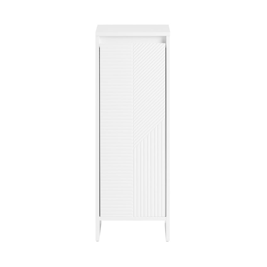 Bath Vida Priano Armoire à linge de salle de bain avec panier en Bath Vida Priano Armoire à linge de salle de bain avec panier en