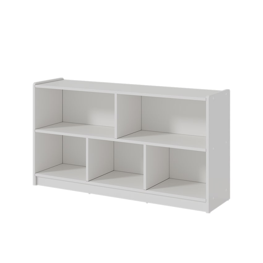 Bibliothèque pour Chambre enfant en MDF Blanc H. 70 x l. 62.5 x P. 30
