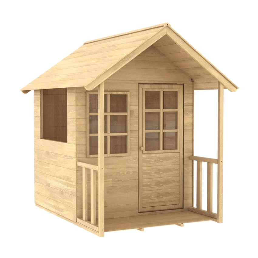 Backyard Discovery Aspen – Maisonnette En Bois De Cèdre – Cabane Jardin Enfant 2-10 Ans – Évier, Cuisinière, Accessoires Inclus – 130x200x170 Cm