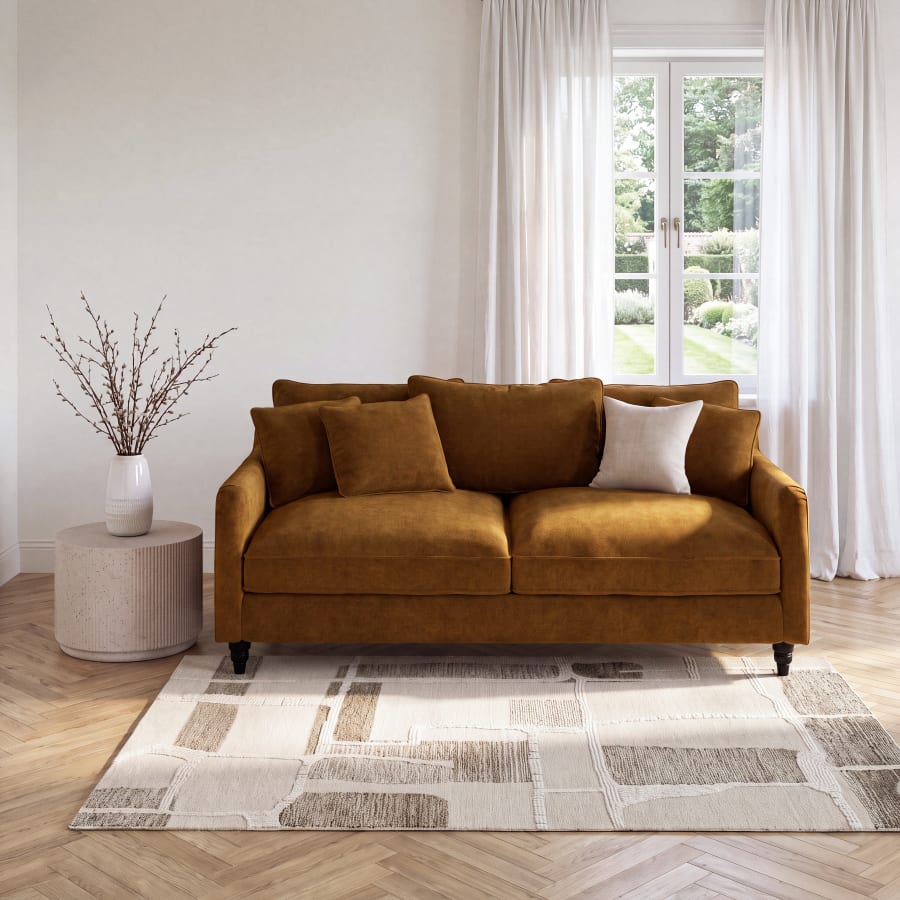 Canapé Auguste Maisons du Monde, coloris marron
