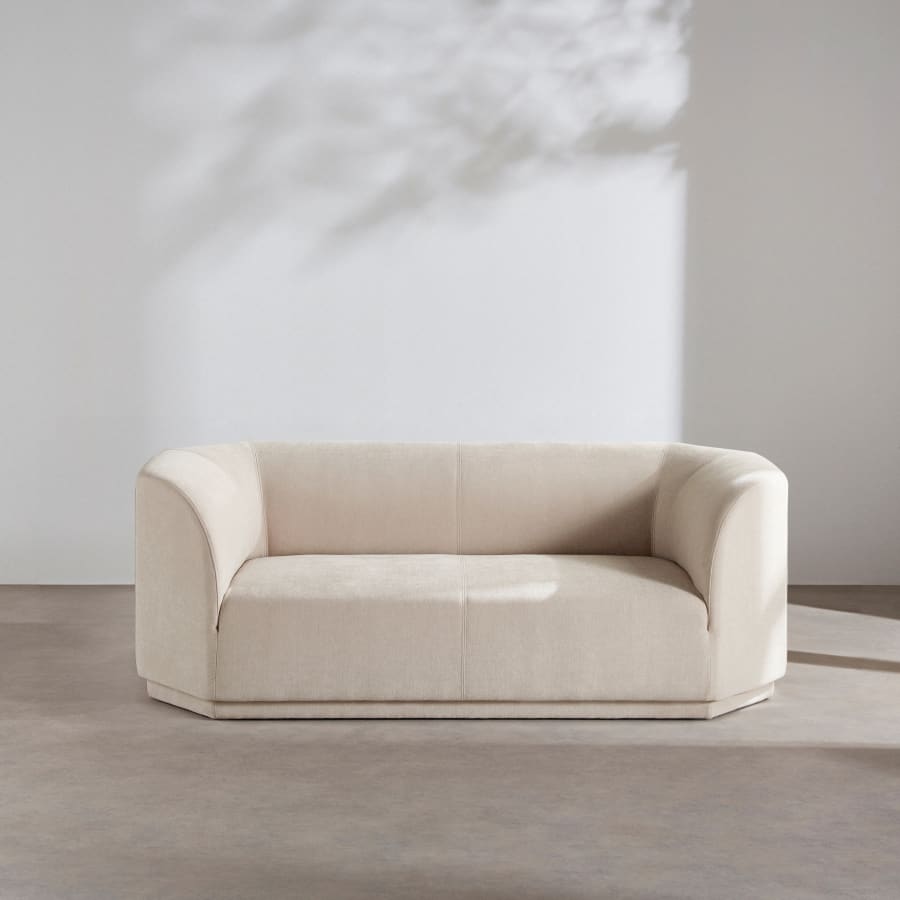 Canapé Gaspard Maisons du Monde, coloris tramé beige