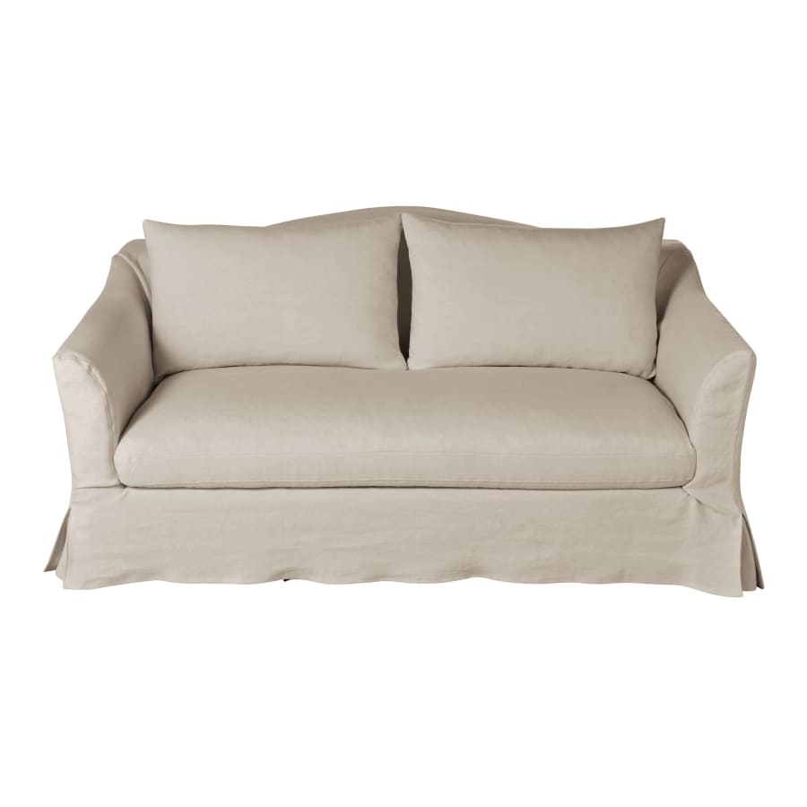 Canapé Anaelle Maisons du Monde, coloris lin supérieur beige