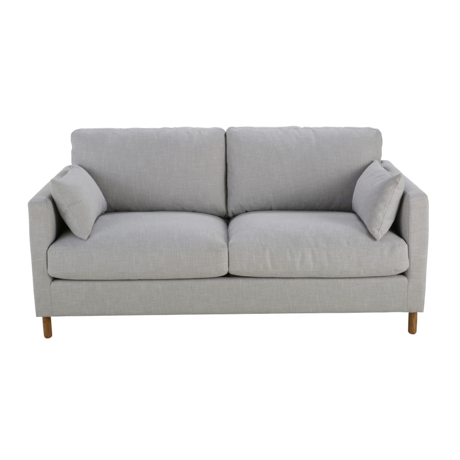 Canapé Julian Maisons du Monde, coloris gris clair