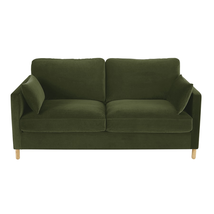 Canapé Julian Maisons du Monde, coloris velours vert