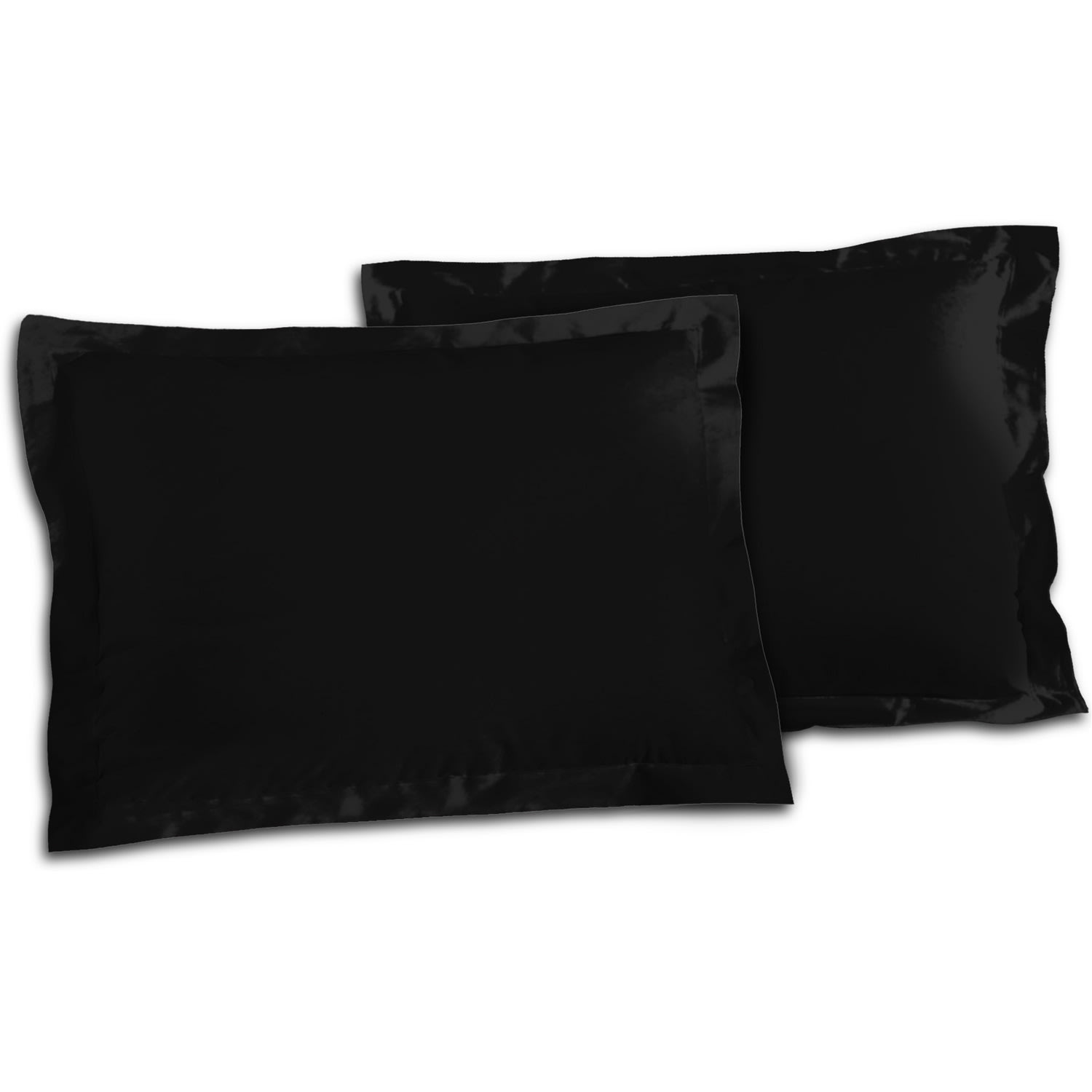 Taie d'oreiller noir 100% coton 50x70 cm TEX HOME : la taie d'oreiller à  Prix Carrefour