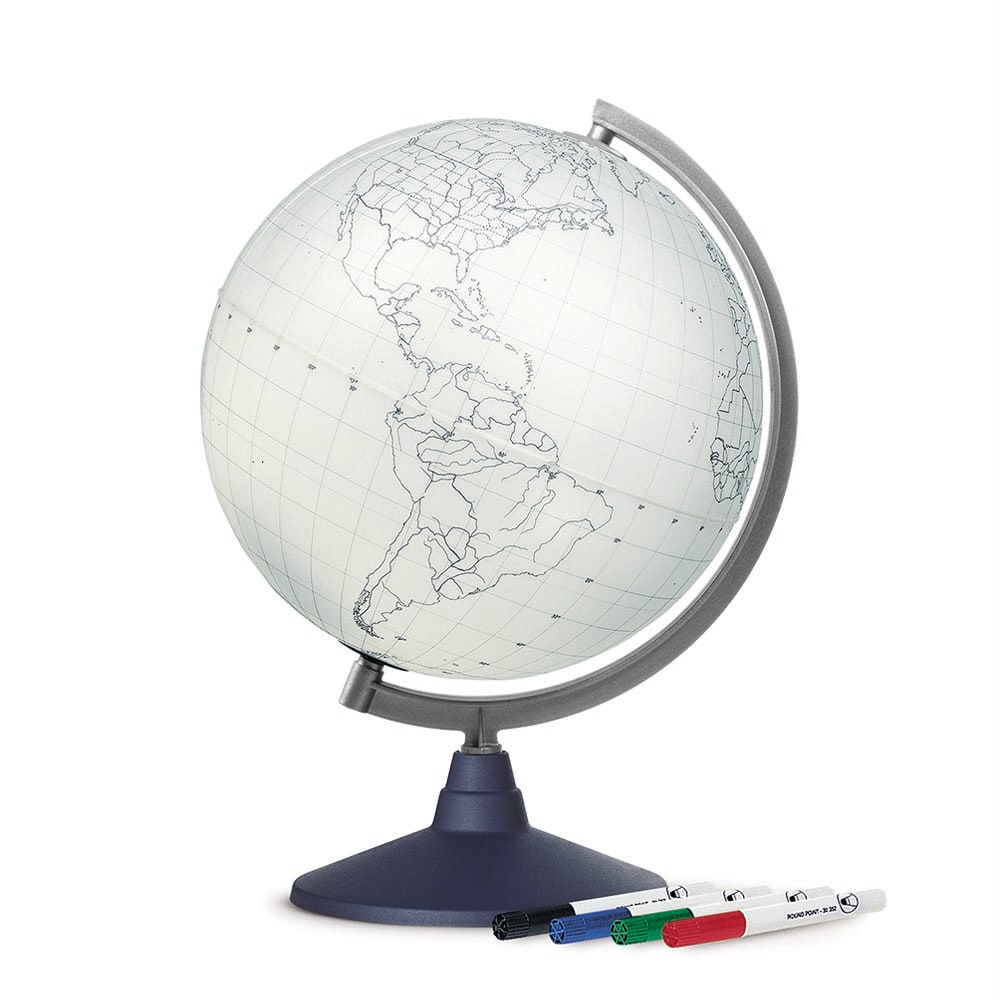 Mini Globe de Carte du Monde, édition Anglaise, Outil D'enseignement du  Globe Terrestre Rotatif de Bureau