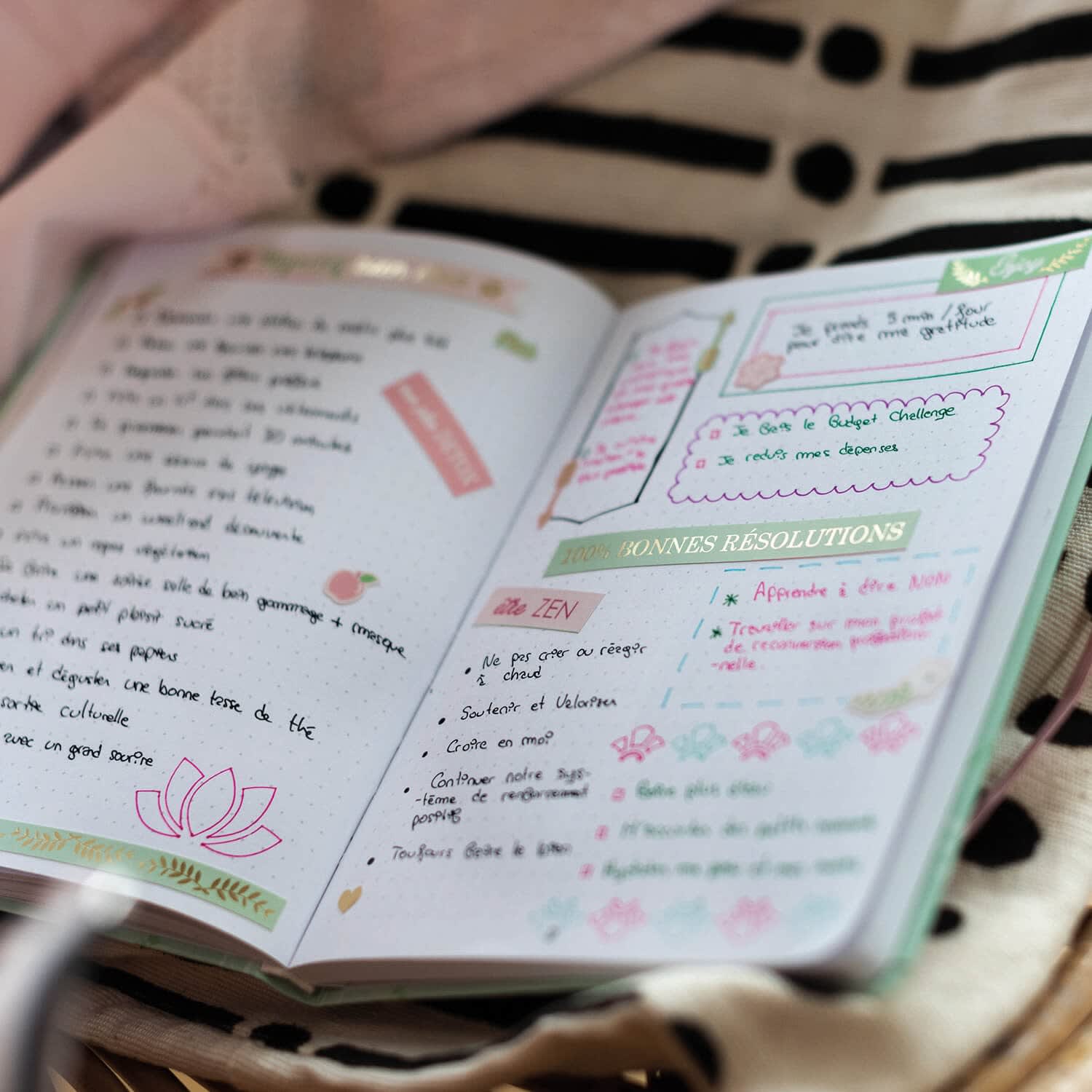 Kit decorativo Bullet Journal - Benessere