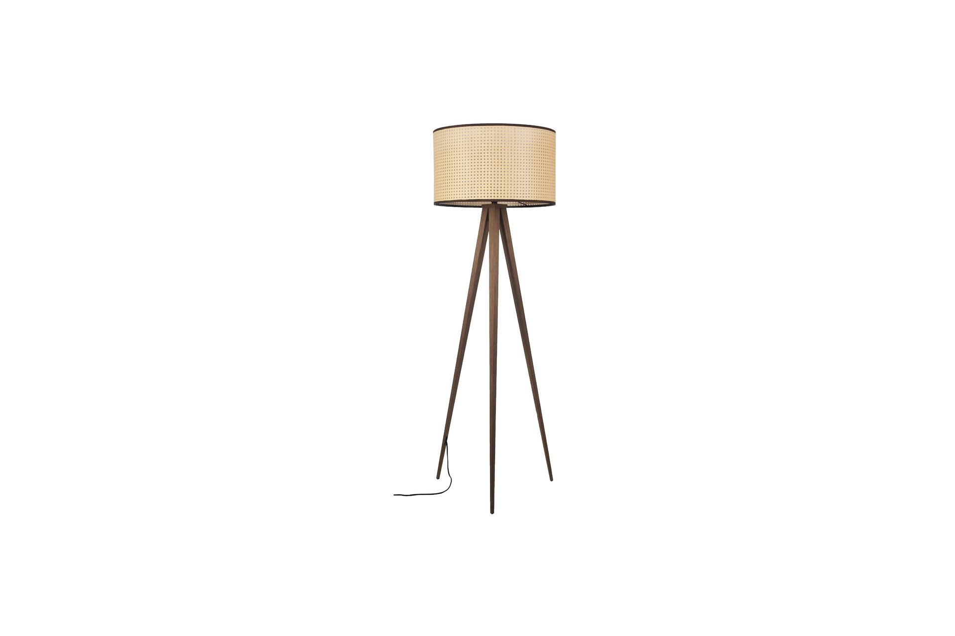 Lampada da terra Piantana Legno elegante 60 watt E27