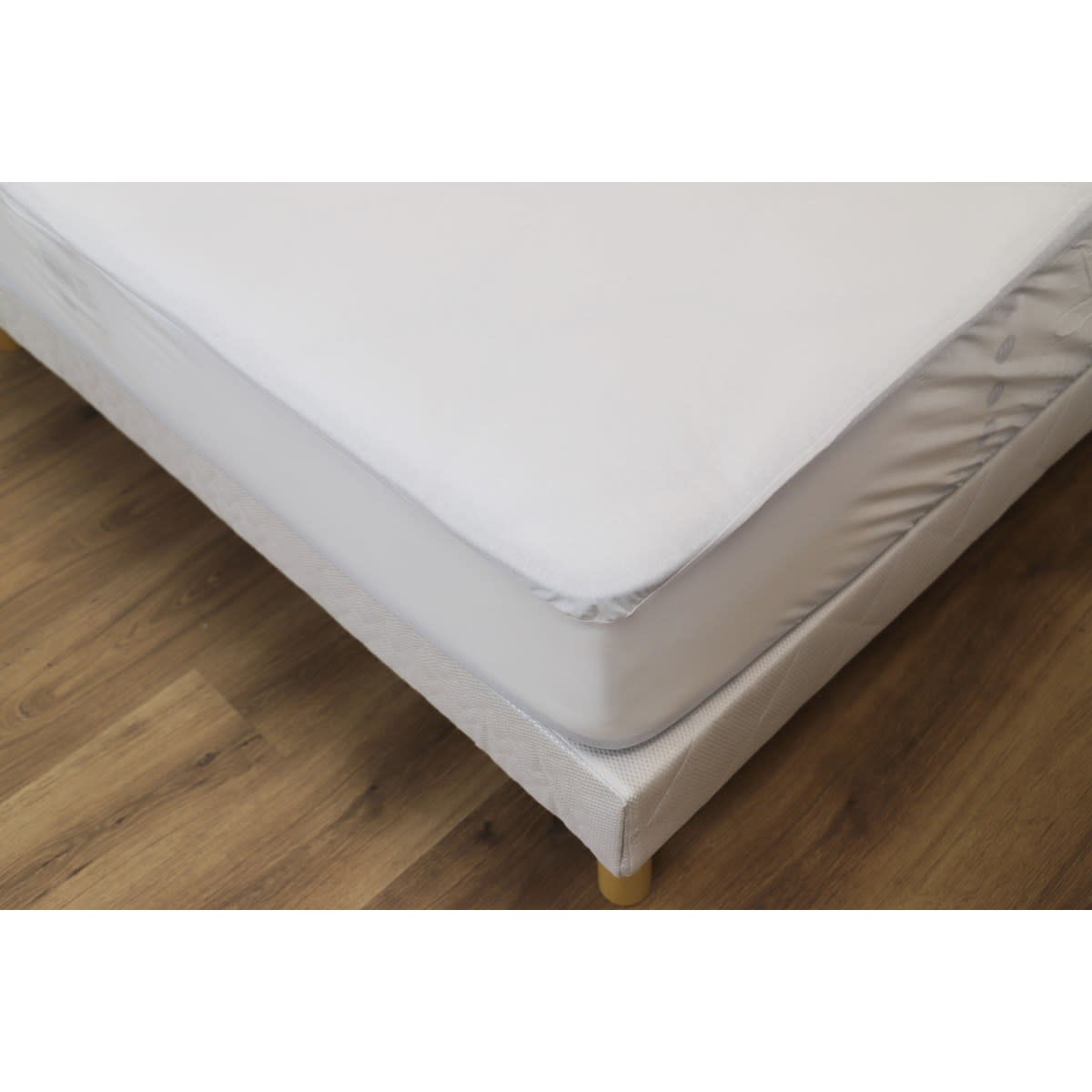 Alèse protège matelas respirante en coton blanc 120x190 cm