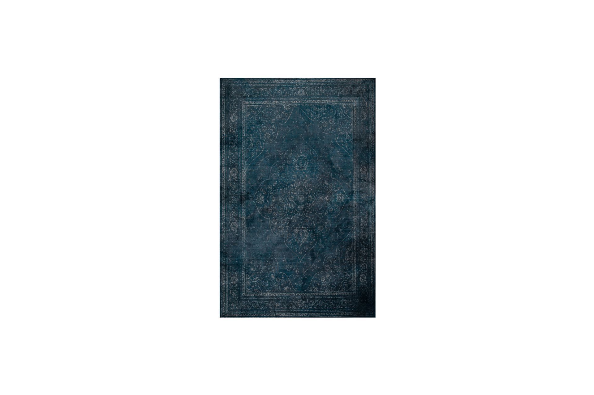 Tappeto in tessuto blu 170x240 cm Rugged