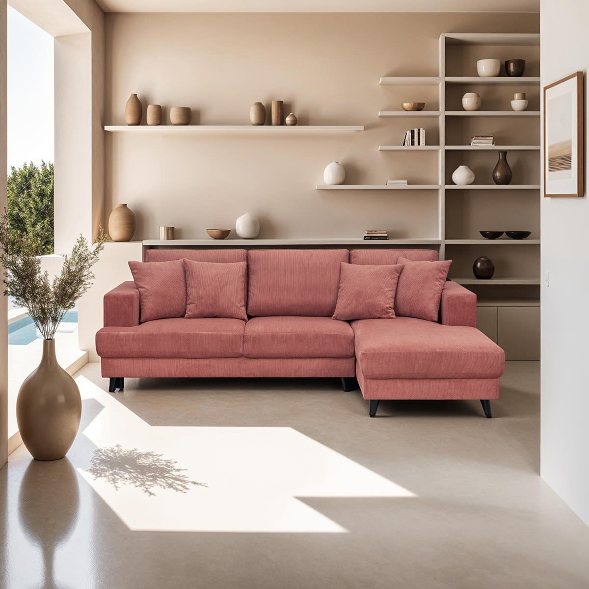 Le canapé d'angle convertible Marceau de Maison du monde