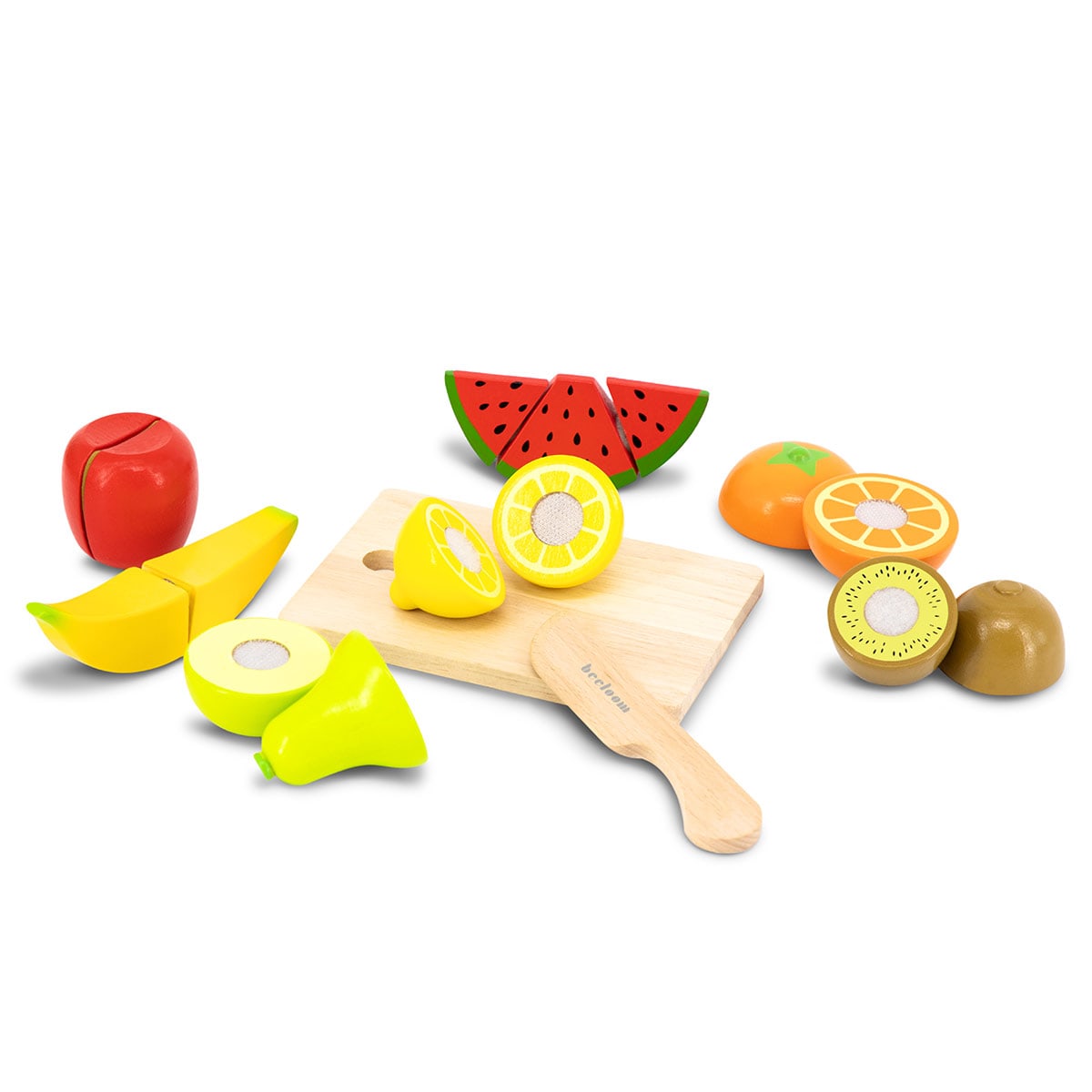 Frutas de madera on sale con velcro