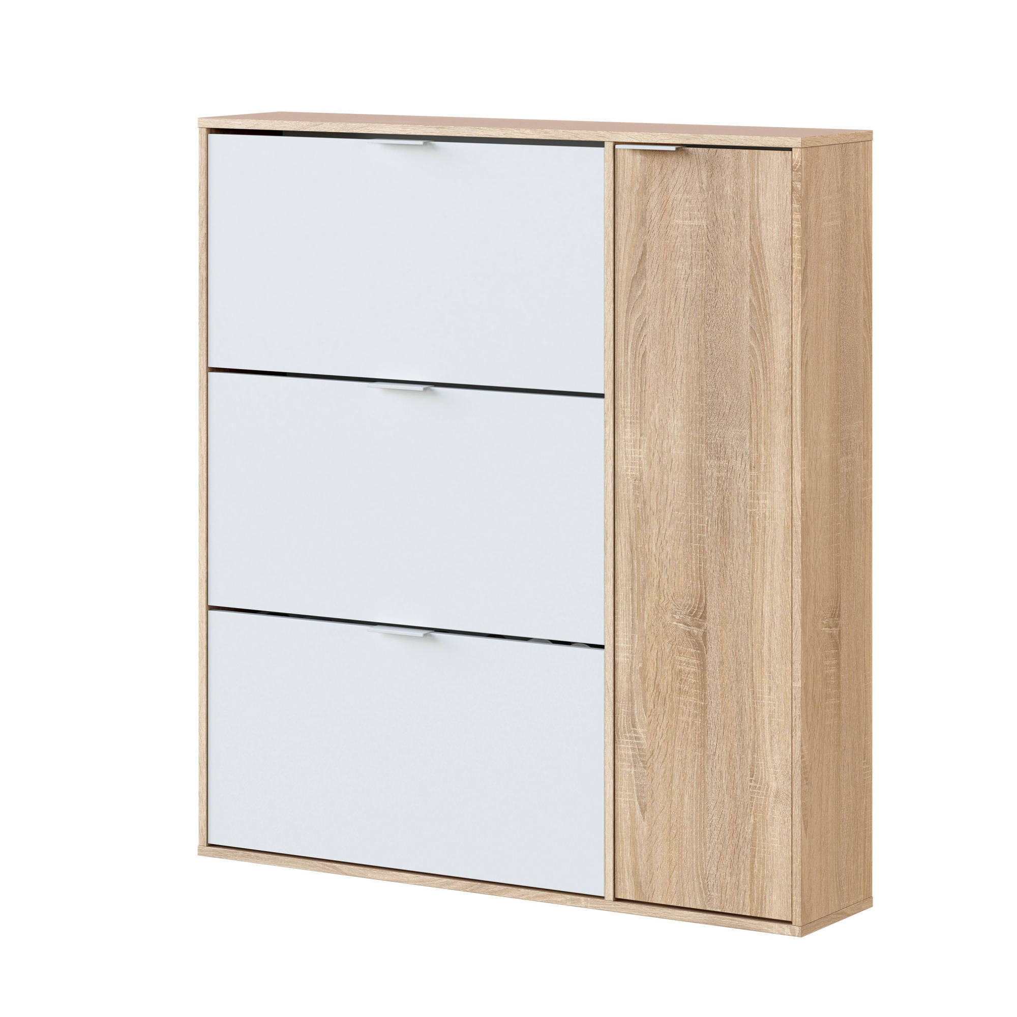 Scarpiera Avy linea Ordinary 4 ante in finitura Rovere scuro e