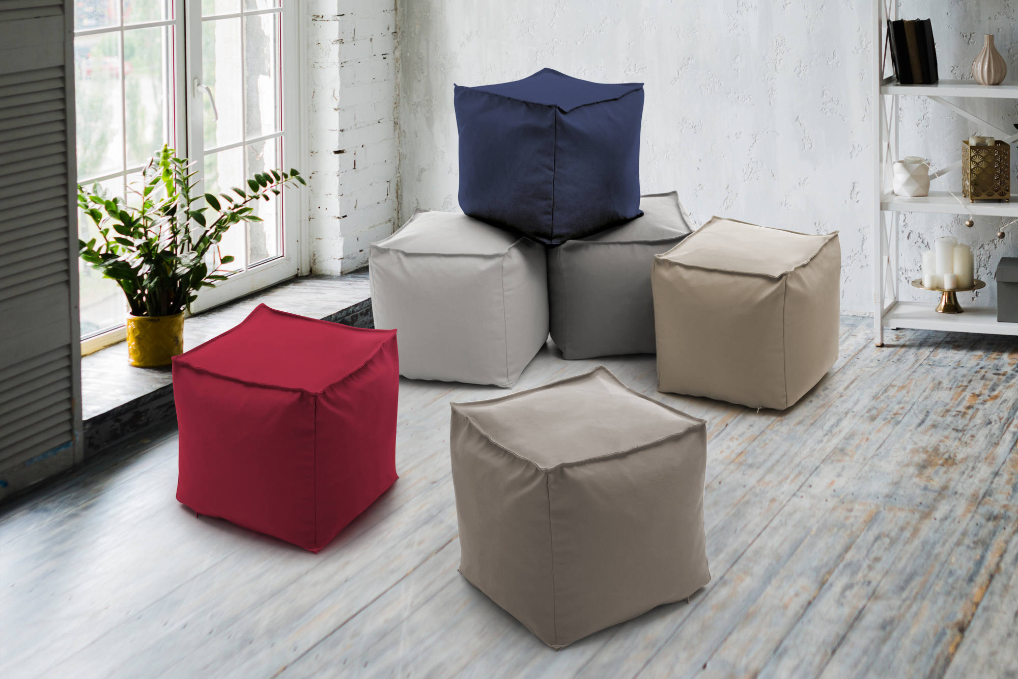 Pouf Ottomano Cuscino da terra moderno Mobili Montessori -  Italia