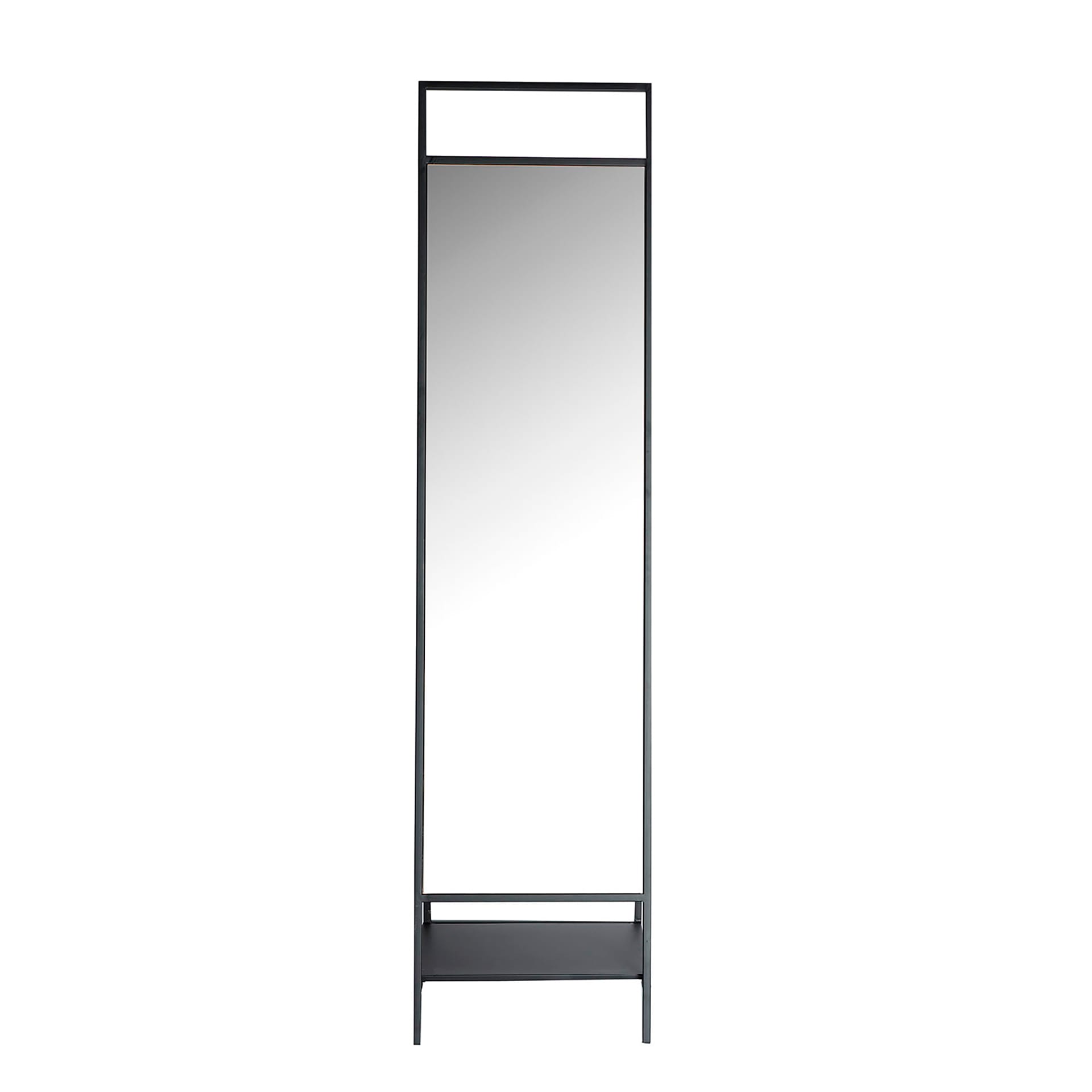 Espejo de pie de metal negro 41x170 WESTON