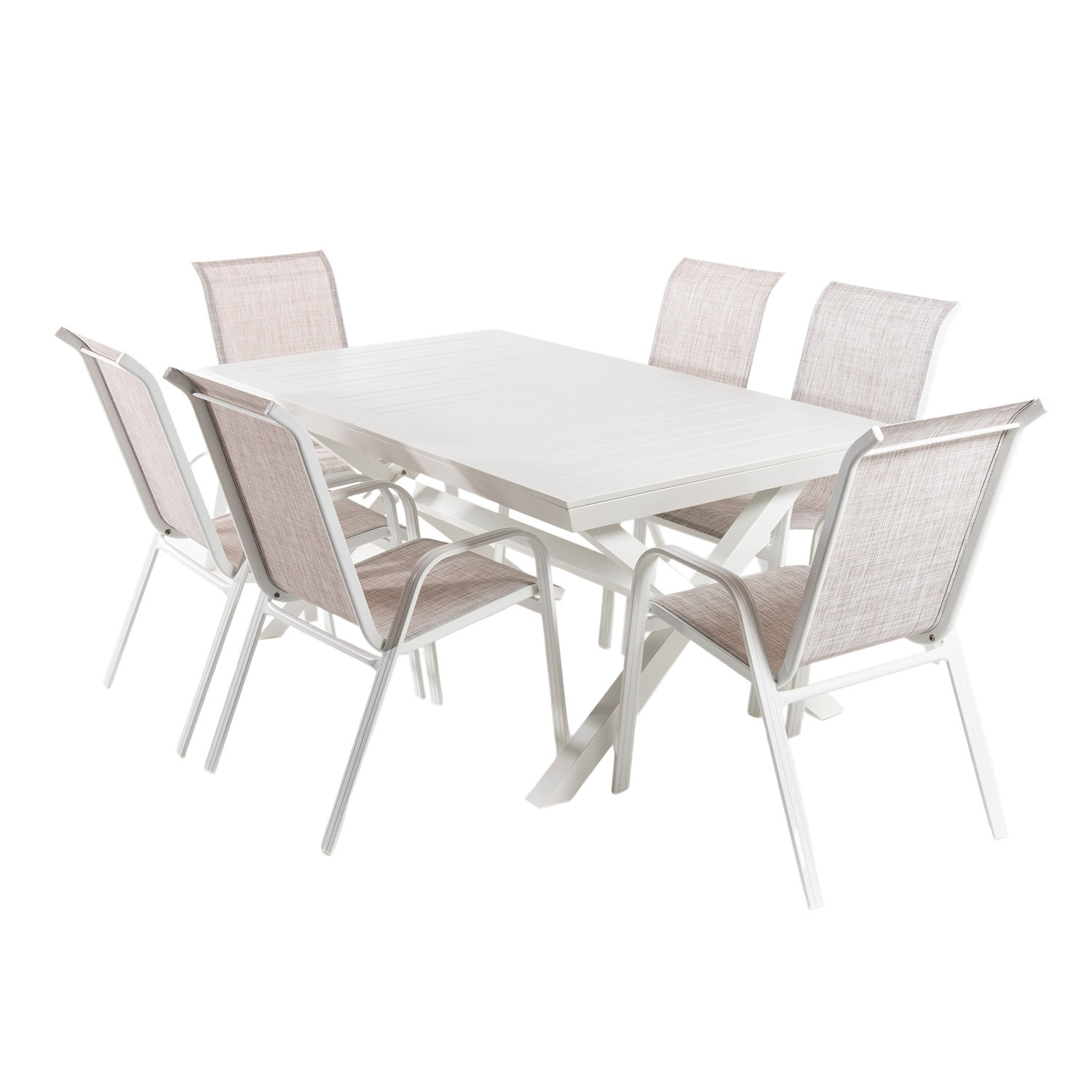 Mesa para Exterior Extensible de 170 cm a 240 cm, Aluminio Color