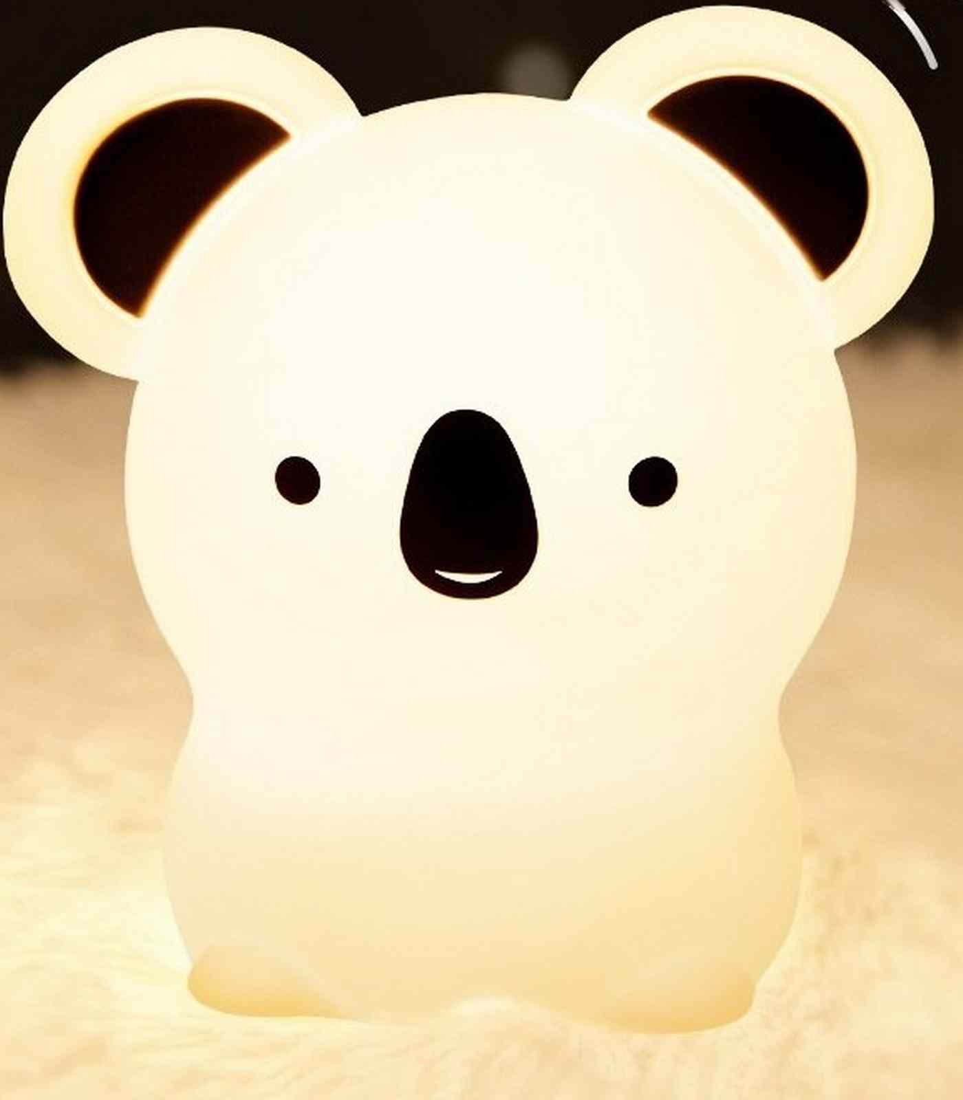 12€09 sur Coloré CAT LED Veilleuse Animal Lumière USB Rechargeable Doux  Silicone Cartoon Touch Light Veilleuse pour Enfants - Veilleuses - Achat &  prix
